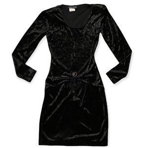 Black Velvet Dress